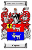 Cayton Family Crest is displayed here